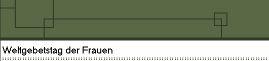 Weltgebetstag der Frauen