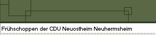 Fr�hschoppen der CDU Neuostheim Neuhermsheim