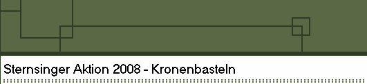 Sternsinger Aktion 2008 - Kronenbasteln